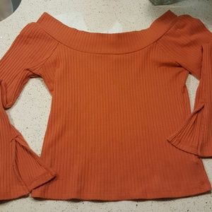 Long Sleeve shirt that shows off shoulders! 🎀